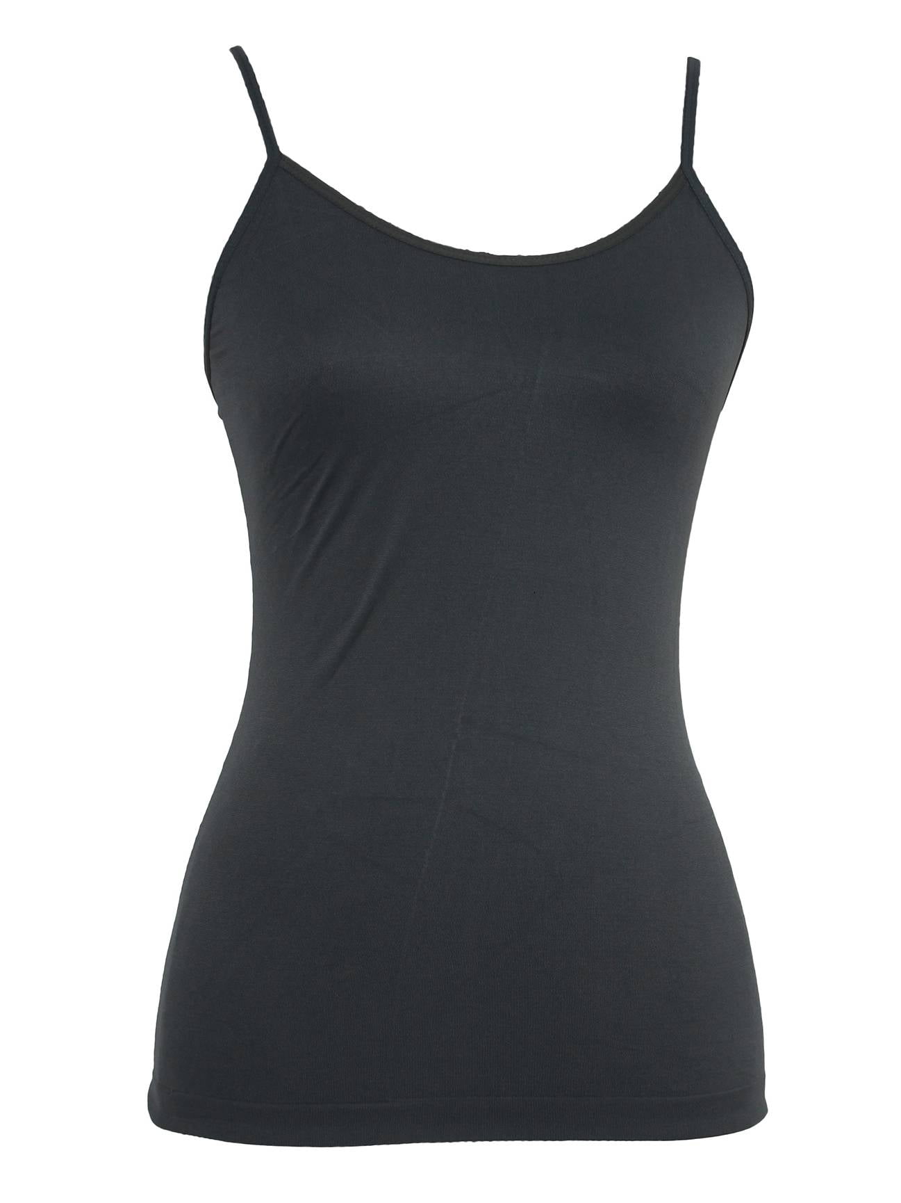 Ladies Body Slimming Camisole - Dark Grey - Walmart.com