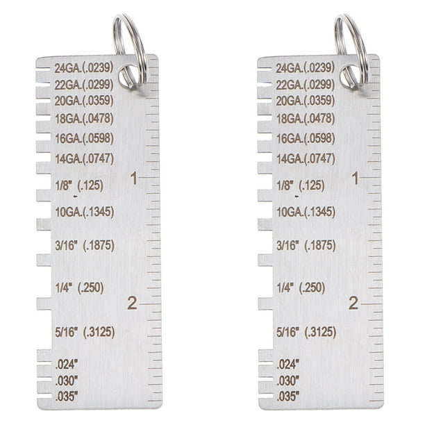 Thickness Gauge Wire Sheet Inspection Metal Measuring Tool Welding Weld