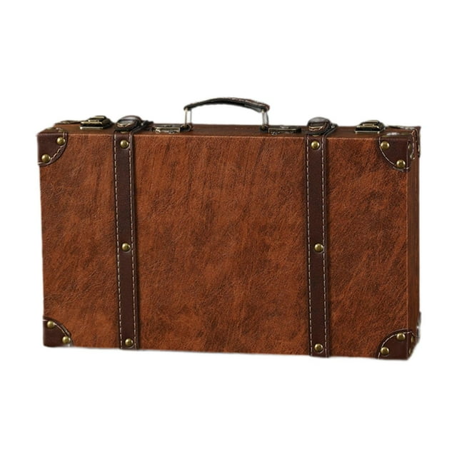 Maleta vintage, cajas de maletas, maletas para bodas, viajes, mujeres Marrón