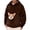 2-Coffee, variant on Kcolen Pet Pouch Hoodie for Women, Oversized Kangaroo Pocket Loose Lightweight Pullover with Dog Pocket Sweatshirt for Fall Winter