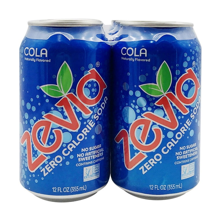 Zevia Zero Calorie Soda Cola, 12 Oz Pack Of 6 - Walmart.com