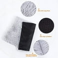 thumbnail image 3 of Long Plush Cat Bed Mats Soft Washable Pet Nest Square Fleece Cushion Puppy Kitty Mat Cat Sleeping Bed for Small Large Dogs Cats (Blue,L 70x50cm), 3 of 7