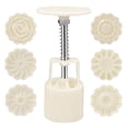 thumbnail image 1 of Miangastore 1 Set Moon Cake Molds Hand-press Moon Cake Decoration Molds Cookie Stamp Molds Moon Cake Making Mold, 1 of 8