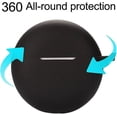 thumbnail image 4 of 2 Pack (black + Red) Compatible With Oppo Enco Buds2 Earbuds, Wireless Charging, Shockproof Protective Case, Earphone Silicone Protective Case, 4 of 5