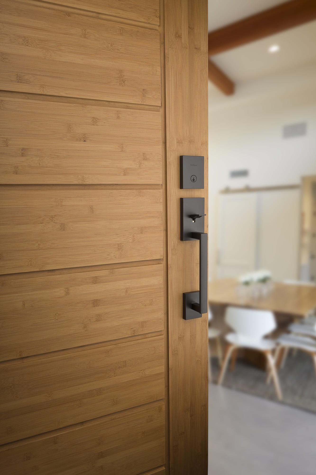 Kwikset 818SCELIP-S San Clemente Single Cylinder Keyed Entry Handleset with Smar