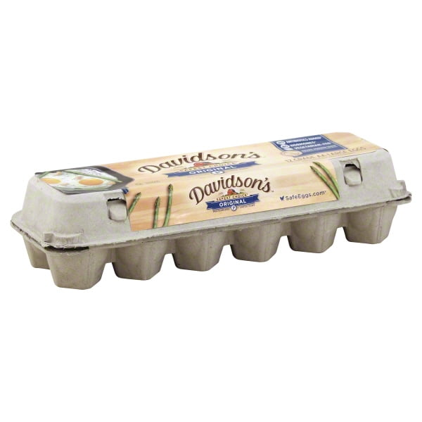 Davidson S Safest Choice Large Aa Pasteurized Eggs 12 Count Walmart Com Walmart Com