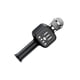 thumbnail image 1 of Injueey Micrófono inalámbrico compatible con Bluetooth Altavoz de mano Reverberación Multi-socket Reproductor KTV Micrófono recargable con soporte Cables de audio/vídeo Negro, 1 of 6