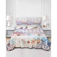 thumbnail image 3 of Colorful Southwestern Twin XL Size Down Alternative Comforter, Lightweight Comforter Quilt Bedding Set with Pillow Shams Modern Geometric Abstract Art All Seasons Bed Comforter Duvet Insert 68"x98", 3 of 7