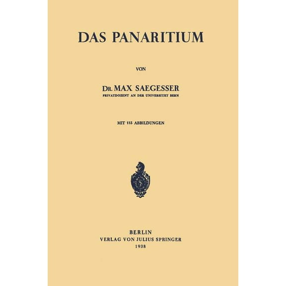 Das Panaritium, (Paperback)