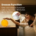 thumbnail image 6 of Sunrise Alarm Clock Wake Up Light for Heavy Sleepers, Upgrade Full Screen Daylight Alarm Clock with Sunrise and Sunset Simulation, Dual Alarm, Snooze, Sleep Aid, FM Radio,17 Colors, 10 Natural Sounds, 6 of 11