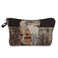 thumbnail image 1 of Neceser de viaje para mujer, bolsa de cosméticos personalizable a la moda, lágrimas y bolsas de maquillaje con estampado de pintura al óleo de Gustav Klimt, informal LIUWENJING unisex, 1 of 2