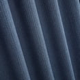 thumbnail image 4 of Better Homes & Gardens Solid Waffle 72" x 72" Fabric Shower Curtain, Denim, 4 of 5