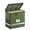Green, variant on Fireproof File Box with Lock, Document Box Storage Organizer, Suitable for Hanging File Folders in Letter Size, Collapsible File Box, Reflective Strip for Fast Find (12.2"*6"*10.2, Black)