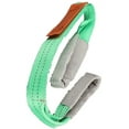 thumbnail image 2 of SENRISE 1-2T Polyester Flat Webbing Lifting Sling Strap for Lifting Vehicle Cargo Crane 1-4M Purple Green, 2 of 3
