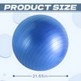 thumbnail image 2 of BESTSKY Exercise Ball,21.65in Pregnancy Ball,Anti-Slip Exercise Balls,Blue, 2 of 7