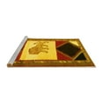 thumbnail image 2 of Ahgly Company Machine Washable Indoor Rectangle Animal Yellow Traditional Area Rugs, 2' x 3', 2 of 4
