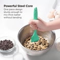 thumbnail image 4 of Kitchen Mama WaltzGrip Platinum Silicone Scraping Spatula: Non Stick for Frying Pan (Teal), 4 of 8
