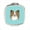 Blue, variant on Carolines Treasures  Checkerboard Pink Papillon Compact Mirror
