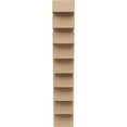 thumbnail image 2 of 6"W x 12"D x 36"H Thin Landon Rough Cedar Woodgrain TimberThane Corbel, Primed Tan, 2 of 6