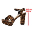 thumbnail image 4 of MKLEKYY Sandalias Flexi para Mujer, Tacón Alto Grueso de 10,5 Cm, Primavera/Verano, Nuevas Sandalias Con Hebilla y Tacón Grueso para Mujer, 4 of 4