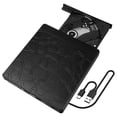 thumbnail image 1 of Lecteur CD DVD Externe avec Double Fonctionnalité pour Ordinateur Noir ABS Compact Portable, 1 of 9