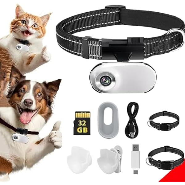 Minicámara deportiva Ehomful HD 1080P con grabación de video, inalámbrica para mascotas