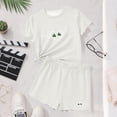 thumbnail image 6 of Fesfesfes Kids Outfits Girls St Patrick's Day Outfits Children's Boys Girls Short Sleeve Tops Short Pants Girls Clothes 2PCS Set, 6 of 6