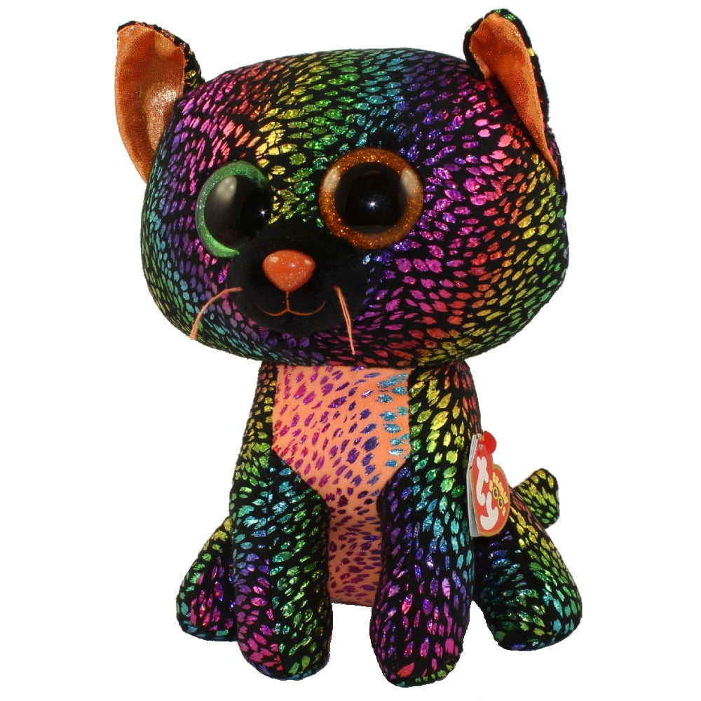 TY Beanie Boos - SPELLBOUND the Cat (Glitter Eyes)(Medium Size - 9 inch