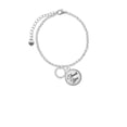 thumbnail image 2 of Delight Jewelry Silvertone Goddaughter Eternity Ring - Domed Thank You Charm Bracelet, 6"+2", 2 of 5