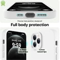 thumbnail image 3 of Funda de Silicona Engrosada para iPhone 12 Pro Max, Blanca, 3 of 7