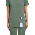 thumbnail image 3 of Cherokee Workwear Revolution Scrubs Top For Women V-Neck WW620, 3 of 9