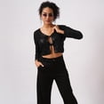 thumbnail image 6 of Globus Women Party Embellished Tie-Up Crop Shrug, 6 of 6