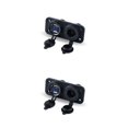 thumbnail image 2 of Riwesomey Interruptor Panel Socket 12V Botón Controlador Botones Regulador de control Accesorios para automóviles Parte Interruptores Type4 NO4, 2 of 6