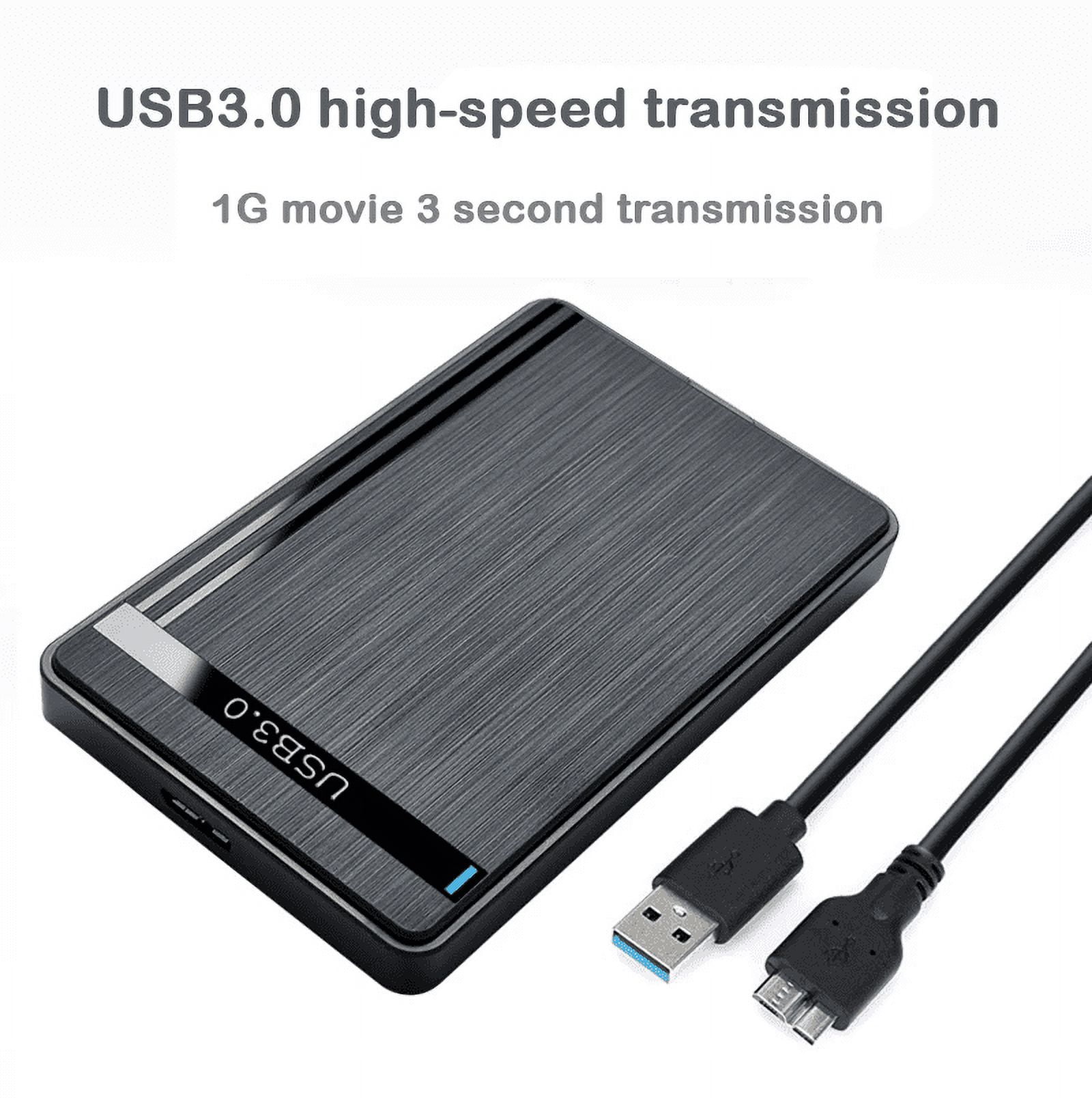 RIWPKFH 2.5-inch SSD Solid State Mechanical Serial Port SATA Toolless Micro Interface USB 3.0 External Mobile Hard Disk Case