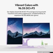 Pixio PX278 Wave Purple 27 inch 180Hz Refresh Rate QHD 1440p Resolution Fast IPS Panel 1ms GTG Response Time Purple Gaming Monitor with Adaptive Sync