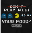 thumbnail image 2 of Retro PACMAN Dont Play With Your Food Unisex Plus Size Sweatshirt Brisco Brands 3X, 2 of 5