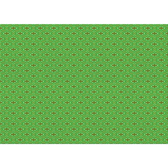 Ahgly Company Machine Washable Indoor Rectangle Transitional Dark Lime Green Area Rugs, 2' x 5'