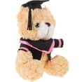 thumbnail image 2 of KAKOWELY Muñeco de oso de graduación, birrete de graduación, peluche de dibujos animados, adorable recuerdo, 2 of 4