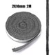 thumbnail image 1 of 10/15 mm Cuerda de sellado para chimenea Puerta de estufa de leña Reemplazo de cable de sellado de fibra de vidrio autoadhesivo 2 m Cinta de junta negra 10 mm x 2 mm, 1 of 5