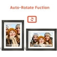 thumbnail image 3 of 10.1 Inch WiFi Digital Picture Frame with HD Touch Screen, Auto-Rotate, 16GB Memory,  Photo Sharing Gift for Family, 3 of 6