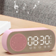 thumbnail image 2 of Radio reloj con altavoz Bluetooth inalámbrico, alarma dual, compatible con tarjeta TF, alarma digital para el hogar y la oficina, color negro, 2 of 8