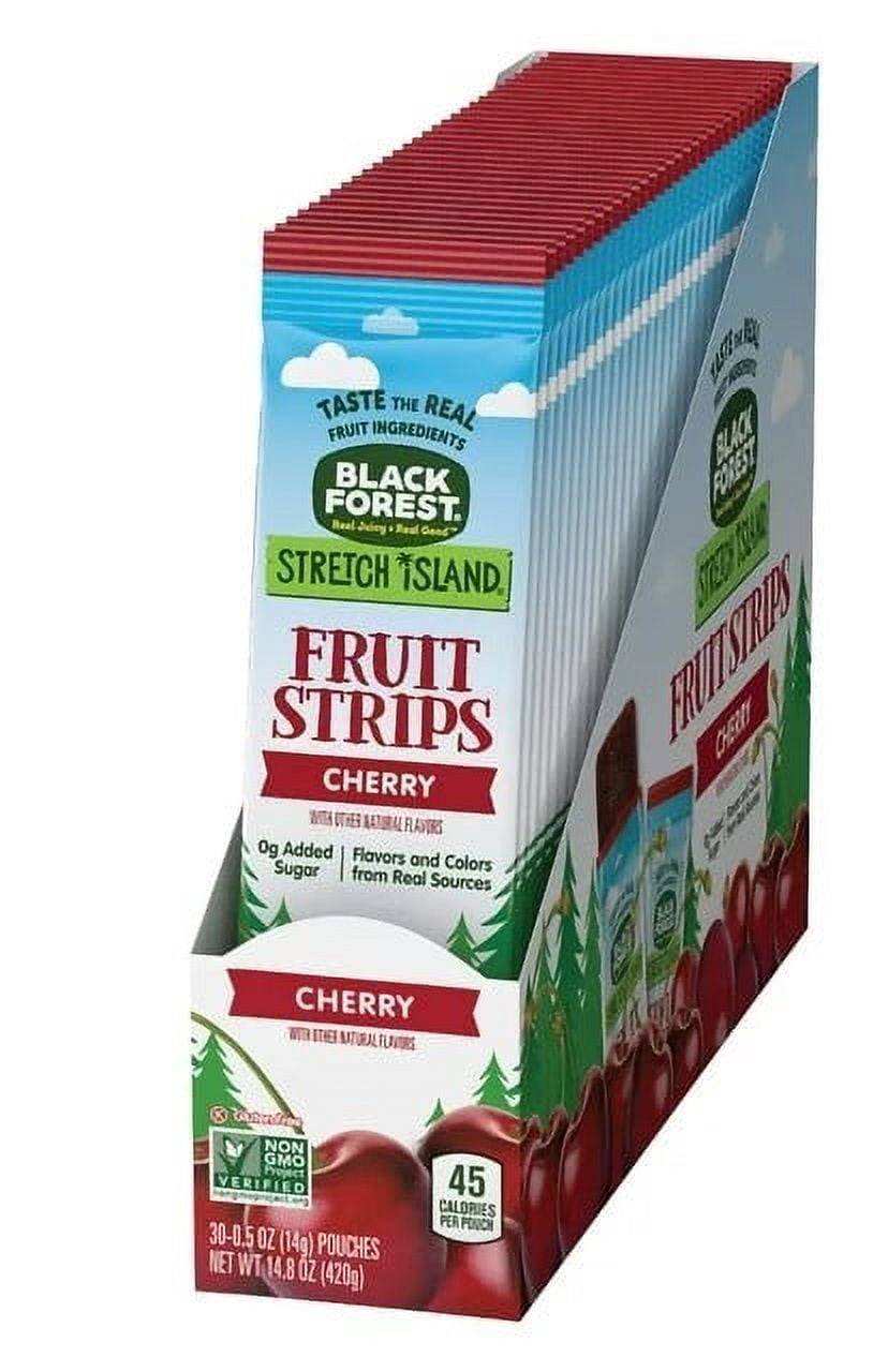 Black Forest Stretch Island Fruit Leather Snacks, Cherry, 0.5 oz, 30 Count