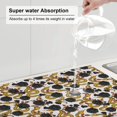 thumbnail image 6 of Kdxio Snake And Rose for Dish Drying Mat,24*18 inch Absorbent Dish Drainer Kitchen Counter,Large Size Dish Drying Pad for Countertops,Draining Racks, 6 of 9