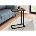 thumbnail image 5 of Contemporary Home Living 25" Brown and Black Farmhouse C Shaped Accent Table, 5 of 5