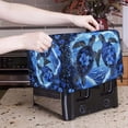 thumbnail image 5 of TSOVTHRID Ocean Turtle Hibiscus Print Toaster Cover for 2 Slice Wide Slot Dust and Fingerprint Protector for Kitchen Appliances Waterproof Washable Toaster Oven Cloth Cover, 5 of 8