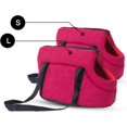thumbnail image 4 of Pet Travel Carrier Bag with Shoulder Strap for Small Dogs and Cats - Red (Size: Large), 4 of 5