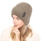 thumbnail image 5 of Gorros de invierno para mujer, gorros de invierno para mujer y hombre con forro polar cálido para clima frío, gorro de moda para mujer con calavera, 5 of 5