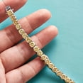 thumbnail image 3 of 0.5 Carat Champagne Color Moissanite Tennis Bracelet, S925 Silver Temperament Versatile Tennis Chain Jewelry Unisex, 3 of 5