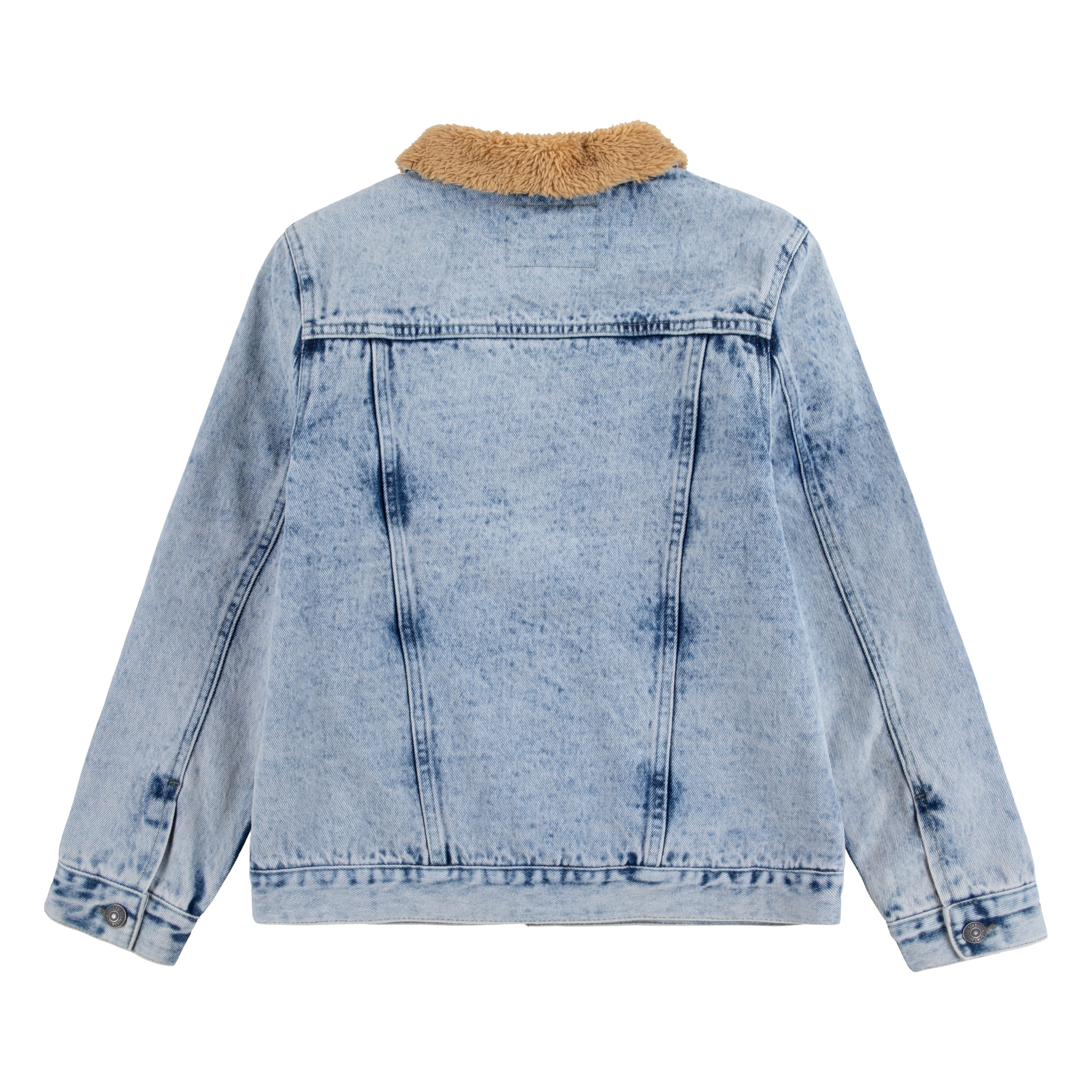 Levi's Boys' Faux Shearling Denim Trucker Jacket, Sizes 8-20