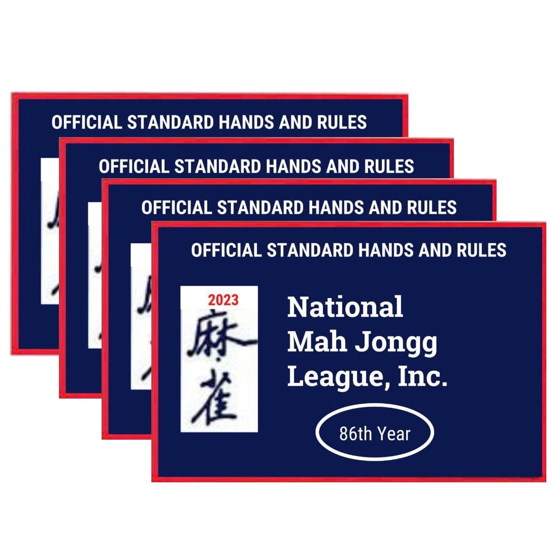 2022 New National Mah Jongg League Large Size Card Mah Jongg Card